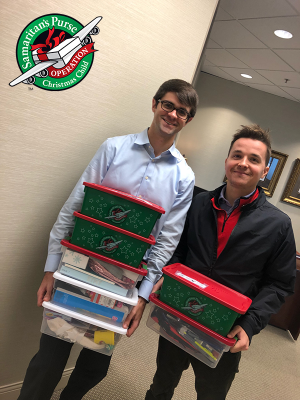 Parker Executive Search Team - Operation Christmas Child